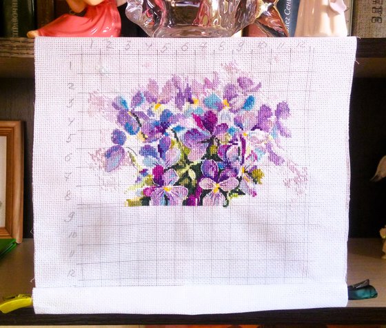 Этап процесса «Голубые виолы»