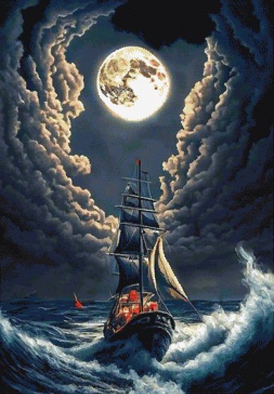 Этап процесса «Ночь...»