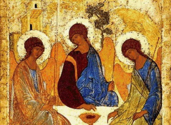 Этап процесса «Троица Рублев Предварительный просмотр»