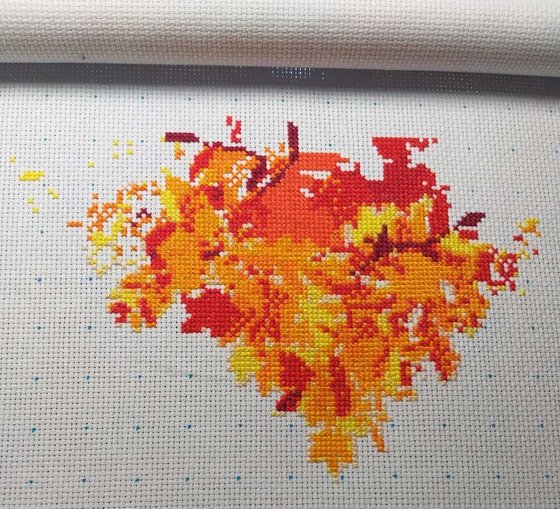 Этап процесса «Оранжевый листопад»