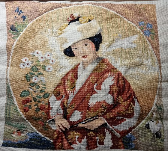 Этап процесса «Японская девушка»