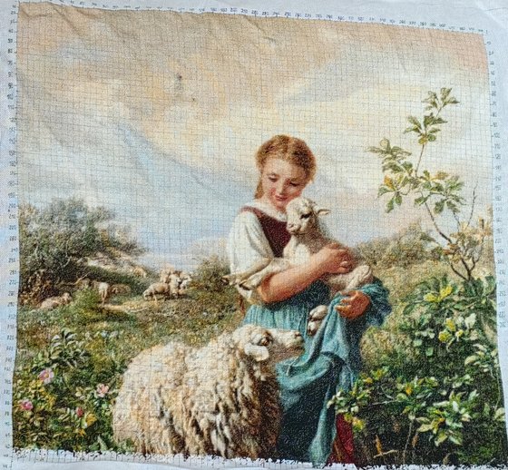 Этап процесса «Маленькая пастушка.»