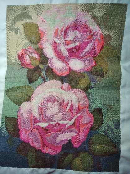 Этап процесса «Розовые розы»