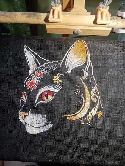 Этап процесса «Мистический кот»