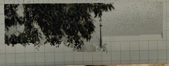 Этап процесса «Калязин, Волга, колокольня»