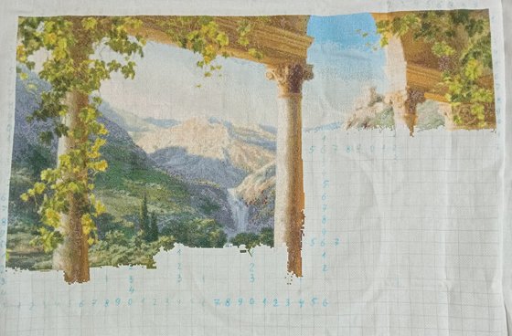 Этап процесса «Пейзаж»