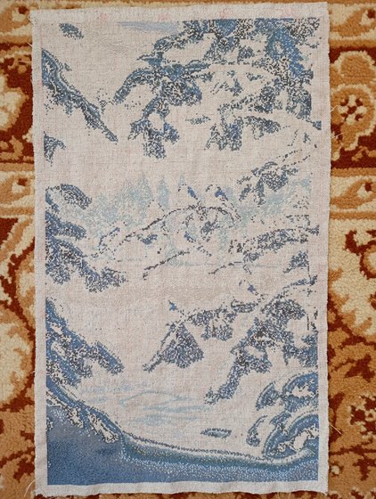 Этап процесса «Снегири»