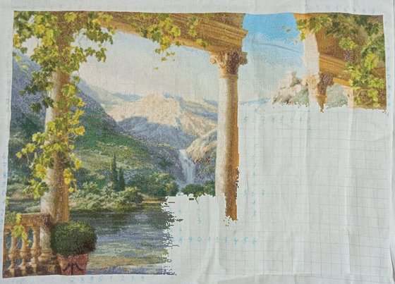 Этап процесса «Пейзаж»