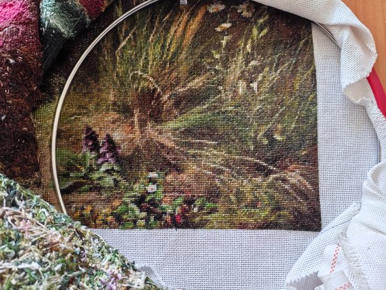 Этап процесса «Маленькая пастушка.»