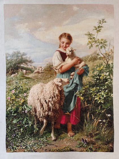 Этап процесса «Маленькая пастушка.»