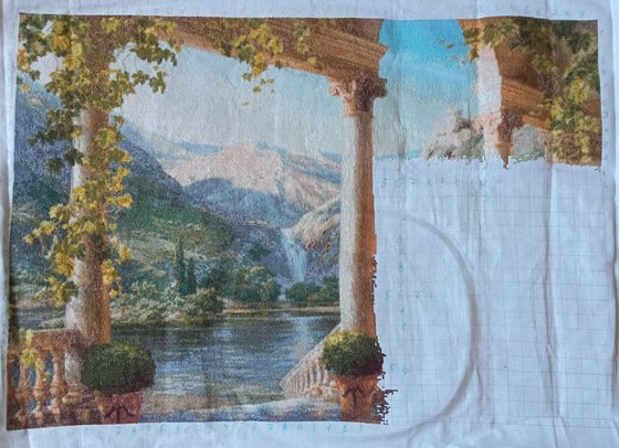 Этап процесса «Пейзаж»