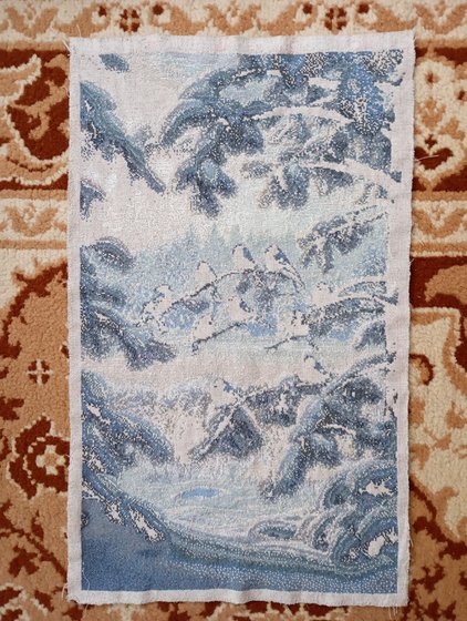 Этап процесса «Снегири»