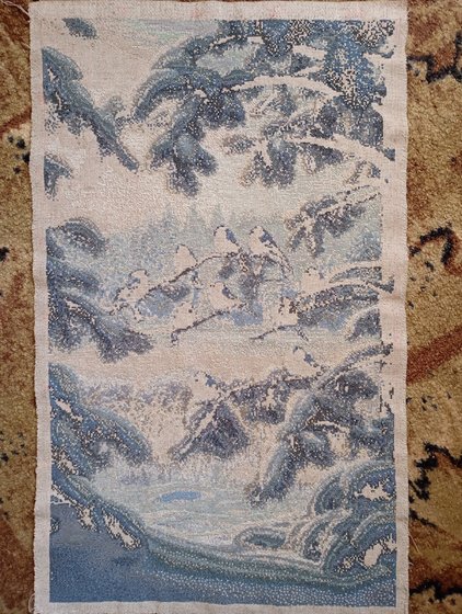 Этап процесса «Снегири»