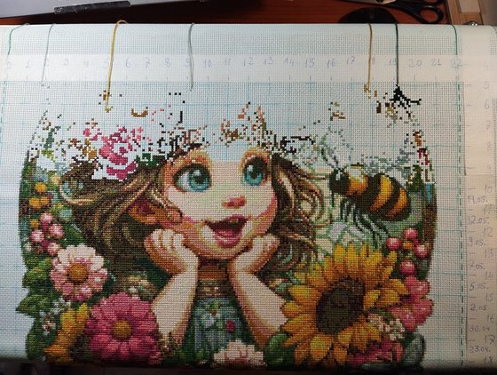 Этап процесса «Девочка 1»