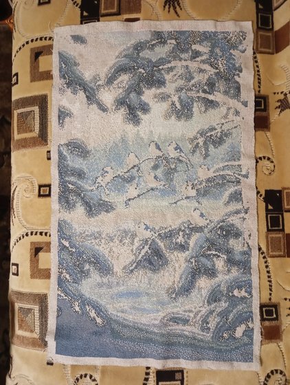 Этап процесса «Снегири»