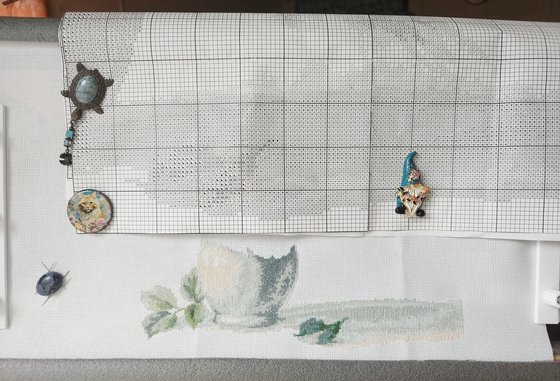 Этап процесса «"Этюд с чайными розами" Luka-S В2280»