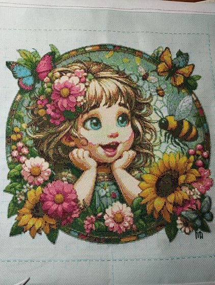 Этап процесса «Девочка 1»