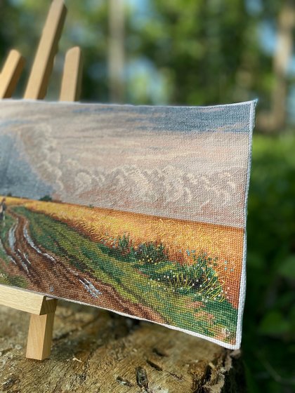 Этап процесса ««Дорога во ржи» Шишкин И.И 1866г. Panna(Панна)»