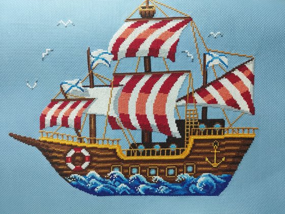 Этап процесса «Подушки от PANNA»