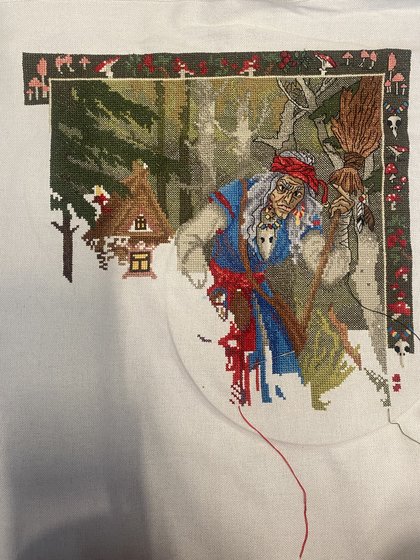 Этап процесса «Панна «Баба Яга»»