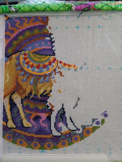 Этап процесса «Лама для дочери»