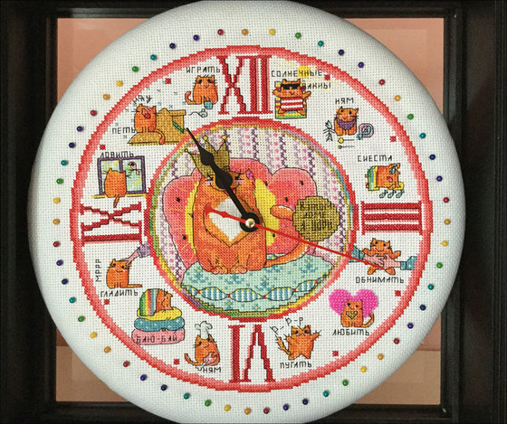 Этап процесса «Часы. Кот в доме хозяин»