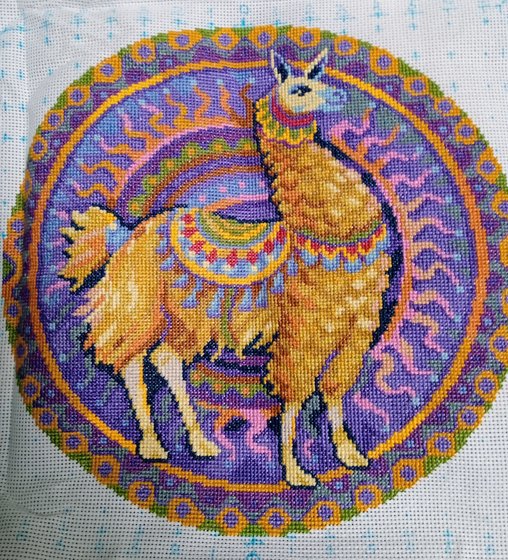 Этап процесса «Лама для дочери»