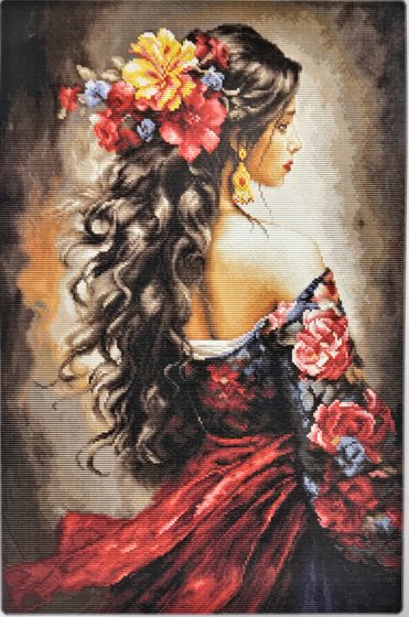 Этап процесса «Испанская девушка Luca's»