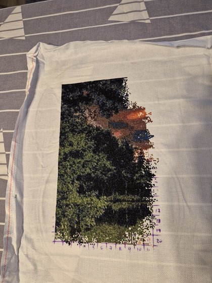 Этап процесса «Лодка на воде»