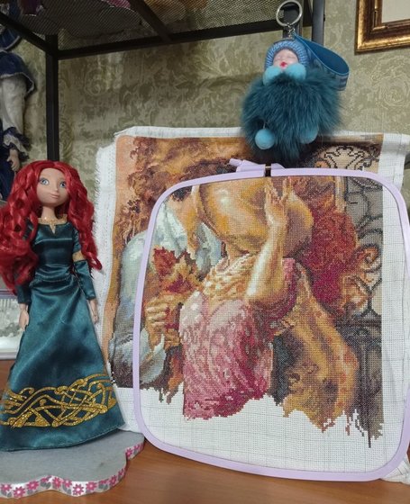 Этап процесса «Осенние листья»