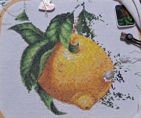 Этап процесса «Лимоны и ваниль»