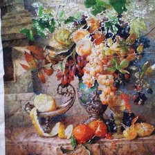 Процесс «Натюрморт по картине Святослава Сметанина»