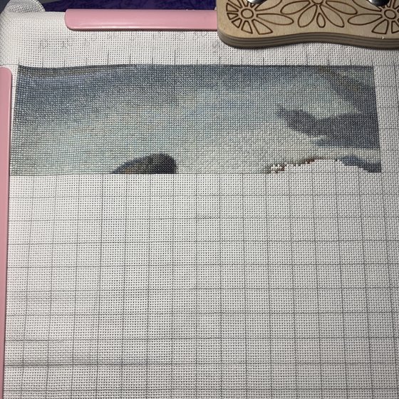 Этап процесса «"Падший ангел" - Александр Кабанель (1847)»