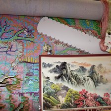 Процесс «Китайский пейзаж»